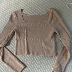 Beige fall long sleeve